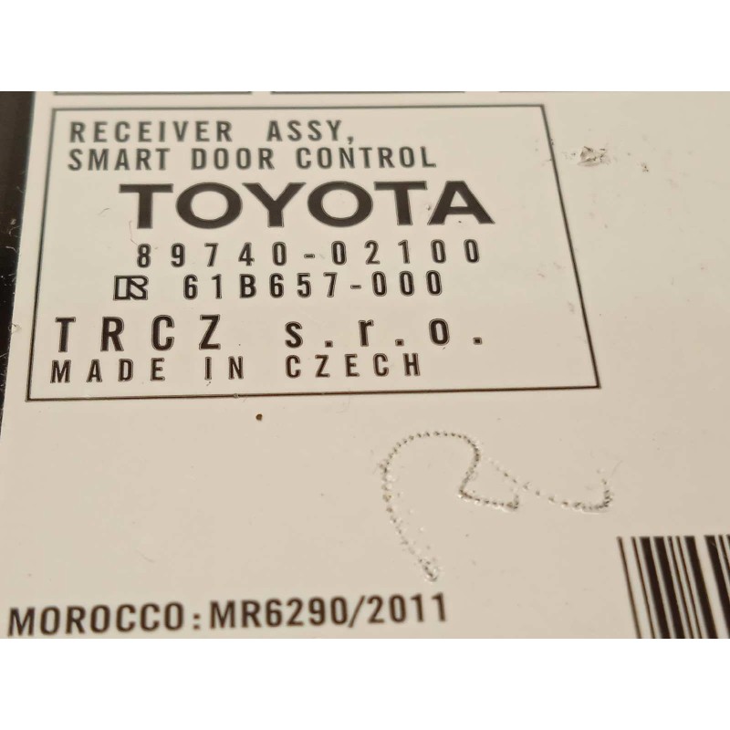 Recambio de modulo electronico para toyota auris 1.8 16v (híbrido) referencia OEM IAM 8974002100  