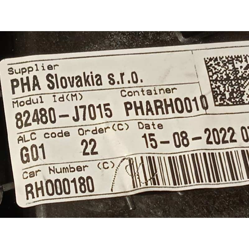 Recambio de elevalunas delantero derecho para kia ceed 1.0 tgdi cat referencia OEM IAM 82480J7015  82460J7015