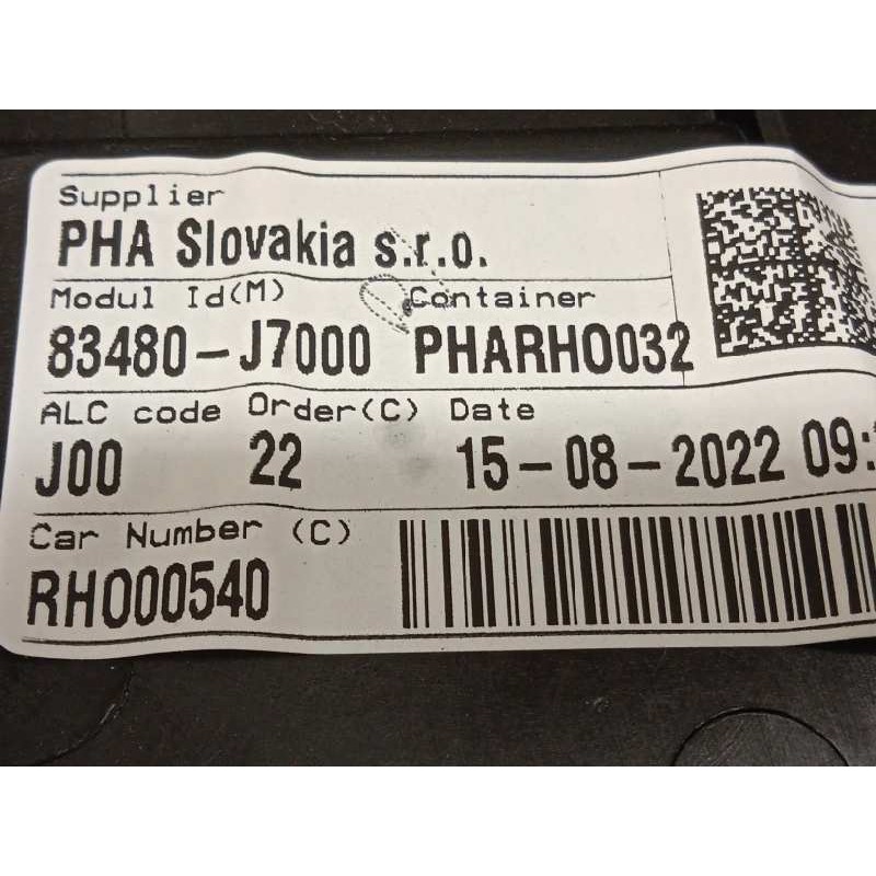 Recambio de elevalunas trasero derecho para kia ceed 1.0 tgdi cat referencia OEM IAM 83480J7000  83460J7000