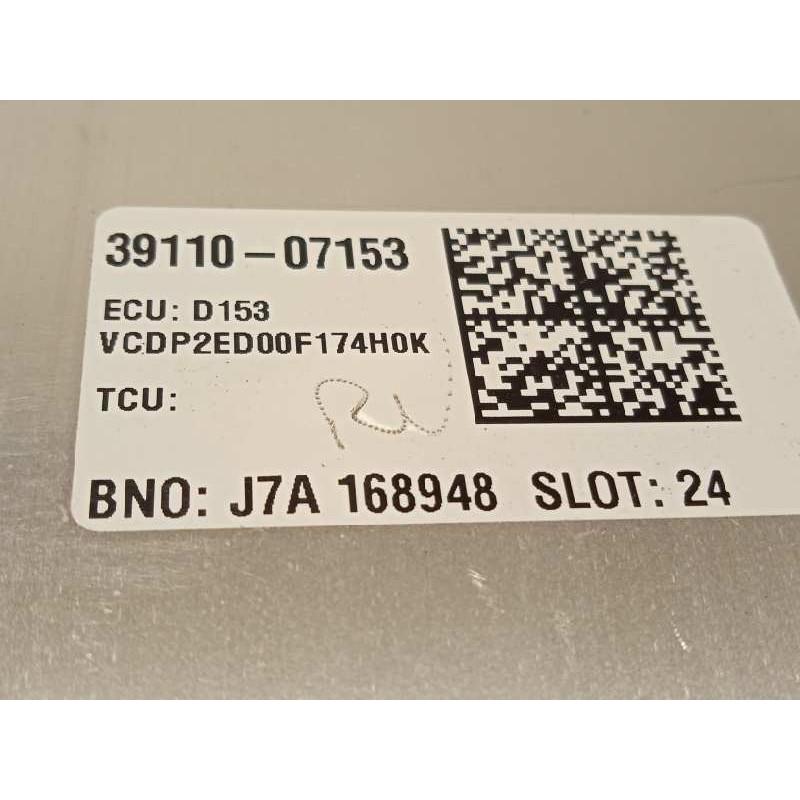 Recambio de centralita motor uce para kia ceed 1.0 tgdi cat referencia OEM IAM 3919807004  3911007153