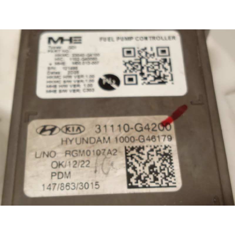 Recambio de bomba combustible para kia ceed 1.0 tgdi cat referencia OEM IAM 31110G4200  