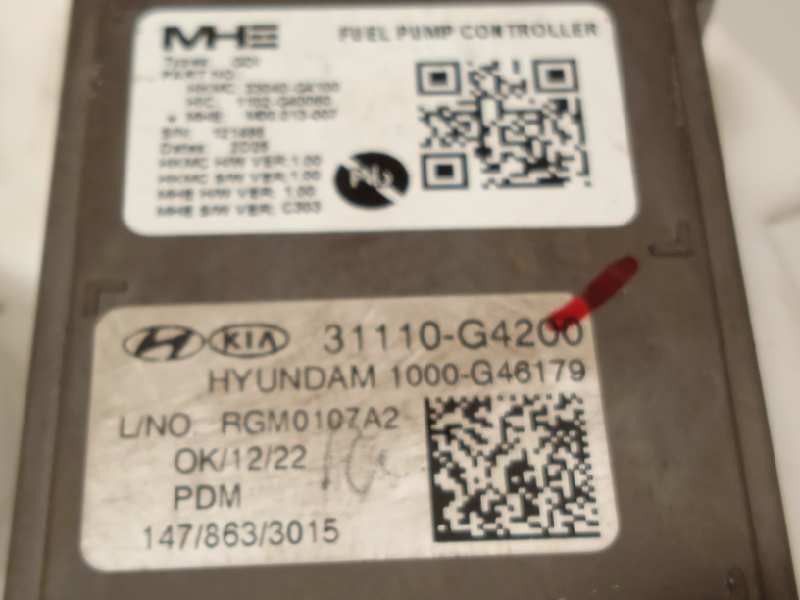 Recambio de bomba combustible para kia ceed 1.0 tgdi cat referencia OEM IAM 31110G4200  