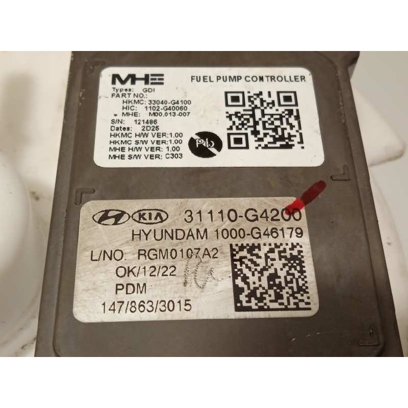 Recambio de bomba combustible para kia ceed 1.0 tgdi cat referencia OEM IAM 31110G4200  