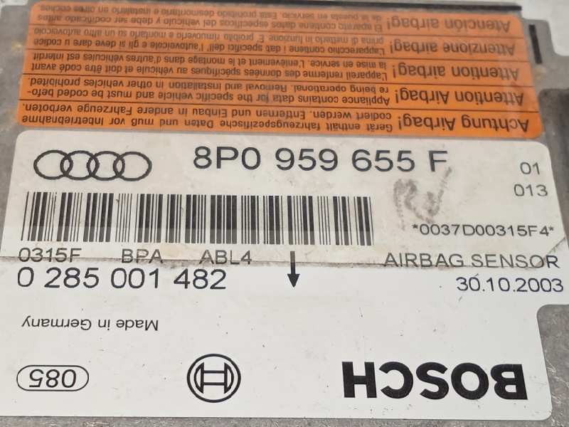 Recambio de centralita airbag para audi a3 (8p) 2.0 tdi referencia OEM IAM 8P0959655F  0285001482