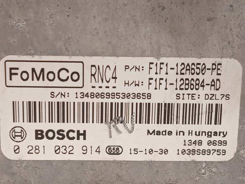 Recambio de centralita motor uce para ford focus lim. titanium referencia OEM IAM F1F112A650PE 1873891 0281032914