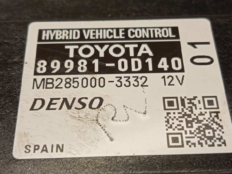 Recambio de modulo electronico para toyota yaris hybrid feel! referencia OEM IAM 899810D140  