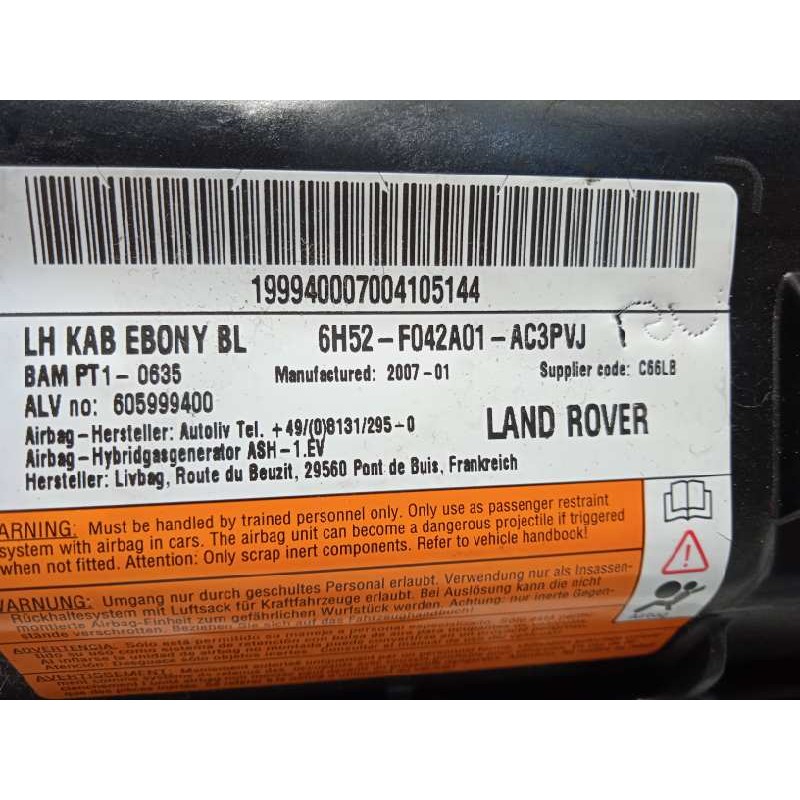 Recambio de airbag delantero izquierdo para land rover freelander (lr2) 2.2 td4 cat referencia OEM IAM 6H52F042A01AC3PVJ  