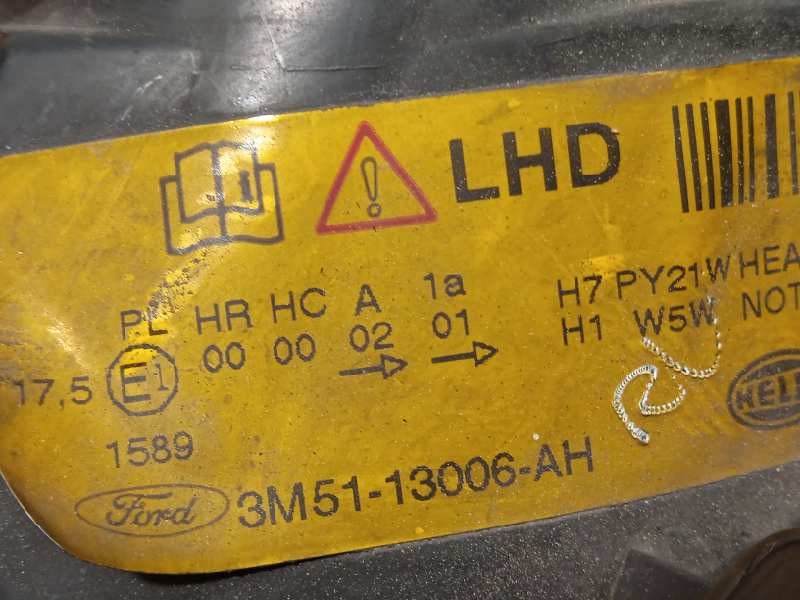 Recambio de faro izquierdo para ford focus c-max (cap) trend (d) referencia OEM IAM 3M5113006AH  1347463
