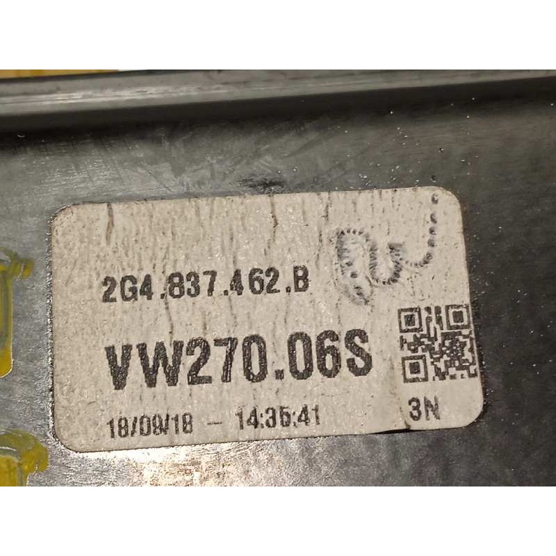 Recambio de elevalunas delantero derecho para volkswagen polo 1.0 tsi referencia OEM IAM 2G4837462B  2Q1959882