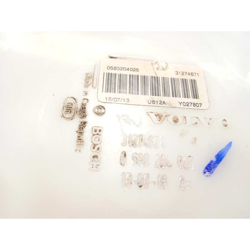 Recambio de aforador para volvo s60 lim. 2.0 diesel cat referencia OEM IAM 31274671  0580204025