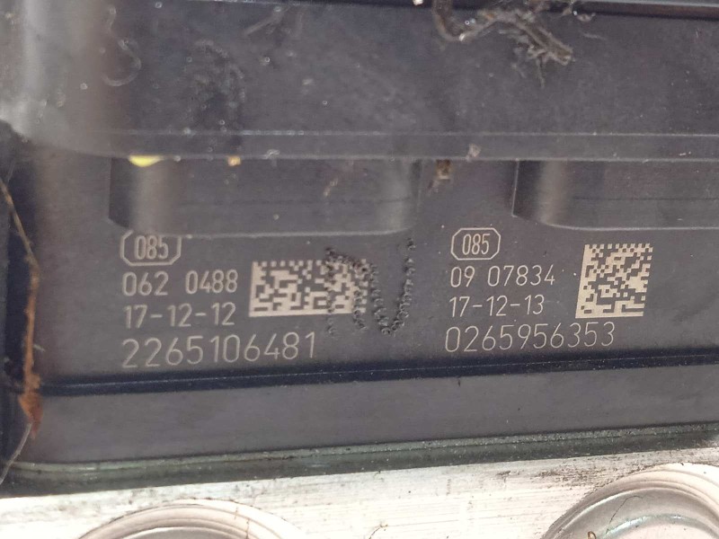 Recambio de abs para peugeot 308 referencia OEM IAM 9812786180 2265106481 269936