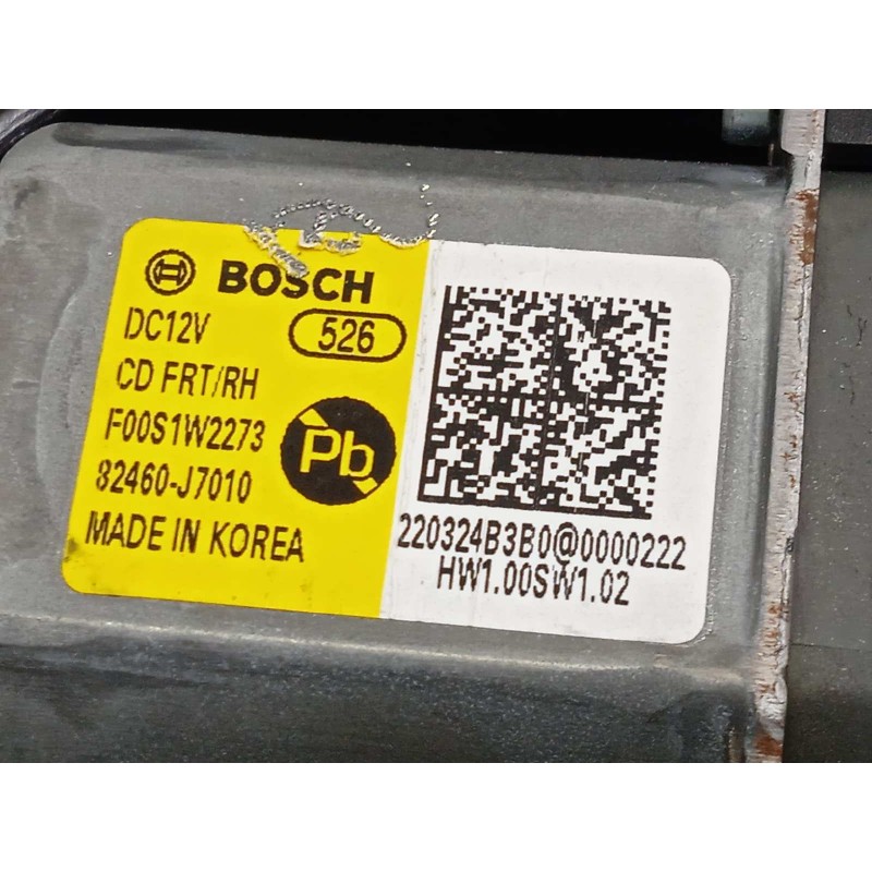 Recambio de elevalunas delantero derecho para kia xceed 1.0 tgdi cat referencia OEM IAM 82480J7010  82460J7010