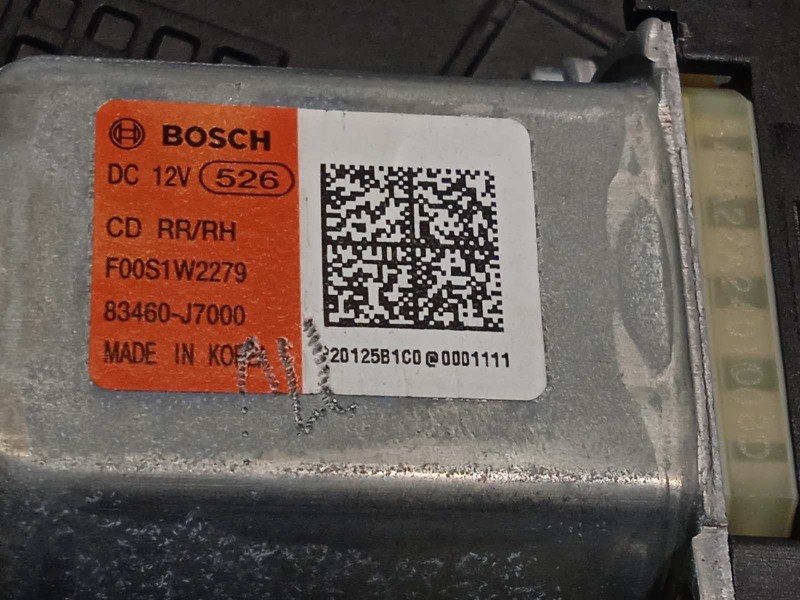 Recambio de elevalunas trasero derecho para kia xceed 1.0 tgdi cat referencia OEM IAM 83480J7300  83460J7000