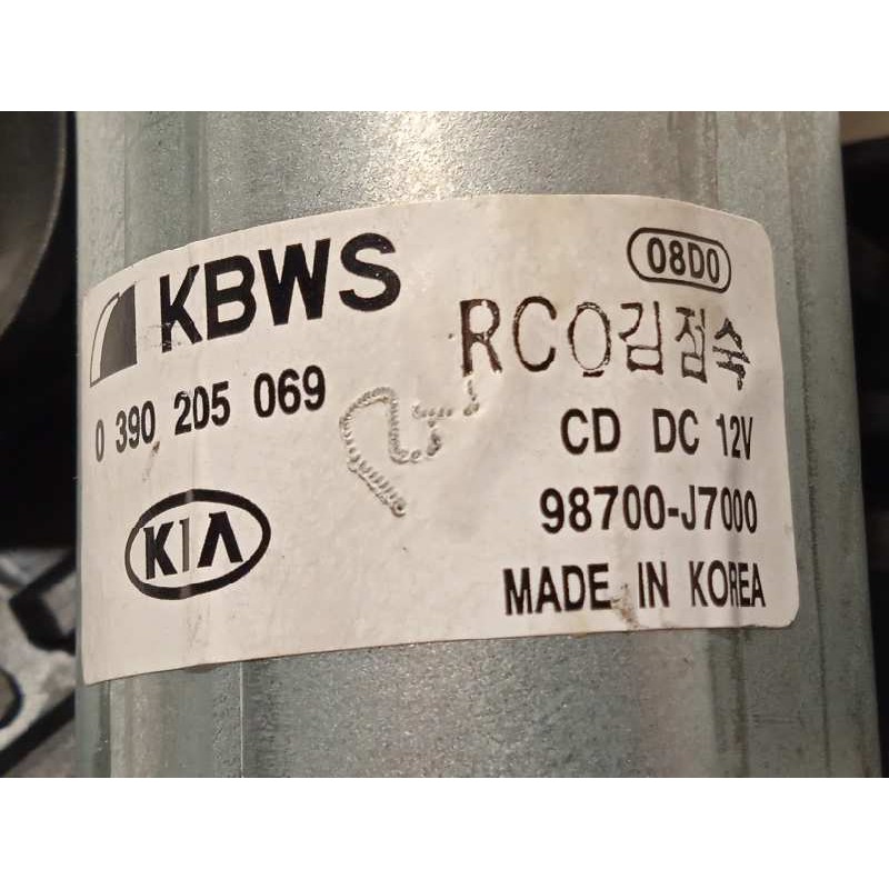 Recambio de motor limpia trasero para kia ceed 1.0 tgdi cat referencia OEM IAM 98700J7000  0390205069