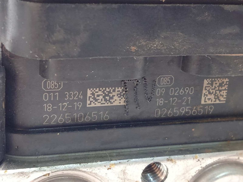 Recambio de abs para fiat fiorino 1.3 16v m-jet cat referencia OEM IAM 52088131 2265106516 269895