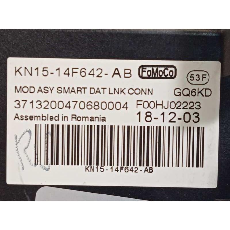 Recambio de modulo electronico para ford ecosport (cr6) 1.0 ecoboost cat referencia OEM IAM KN1514F642AB  