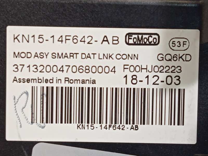 Recambio de modulo electronico para ford ecosport (cr6) 1.0 ecoboost cat referencia OEM IAM KN1514F642AB  