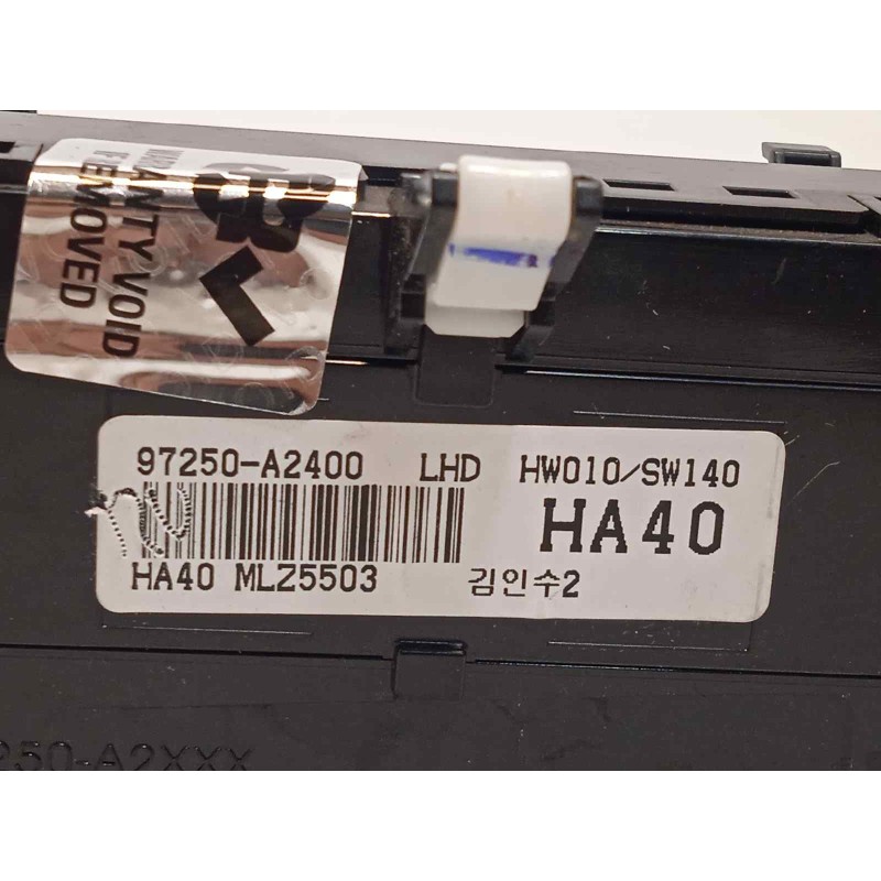 Recambio de mando climatizador para kia cee´d tech referencia OEM IAM 97250A2400  97250A2400WK