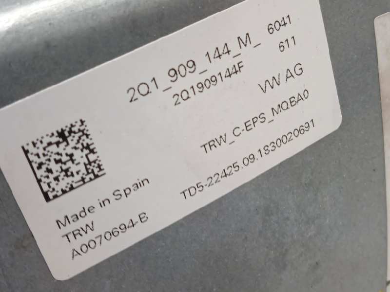 Recambio de columna direccion para volkswagen polo 1.0 tsi referencia OEM IAM 2Q1423510AH  2Q1909144M