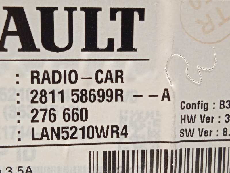 Recambio de pantalla multifuncion para renault clio iv zen referencia OEM IAM 281158699R  