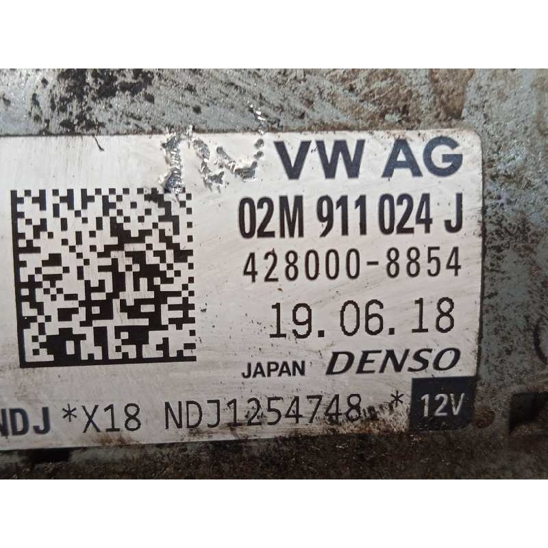 Recambio de motor arranque para volkswagen polo 1.0 tsi referencia OEM IAM 02M911024J  4280008854