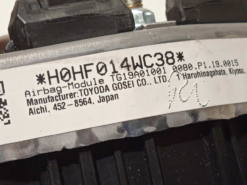 Recambio de kit airbag para honda hr-v advance referencia OEM IAM 771003N0G00ZA H0HF014WC38 P0FW001DFX4