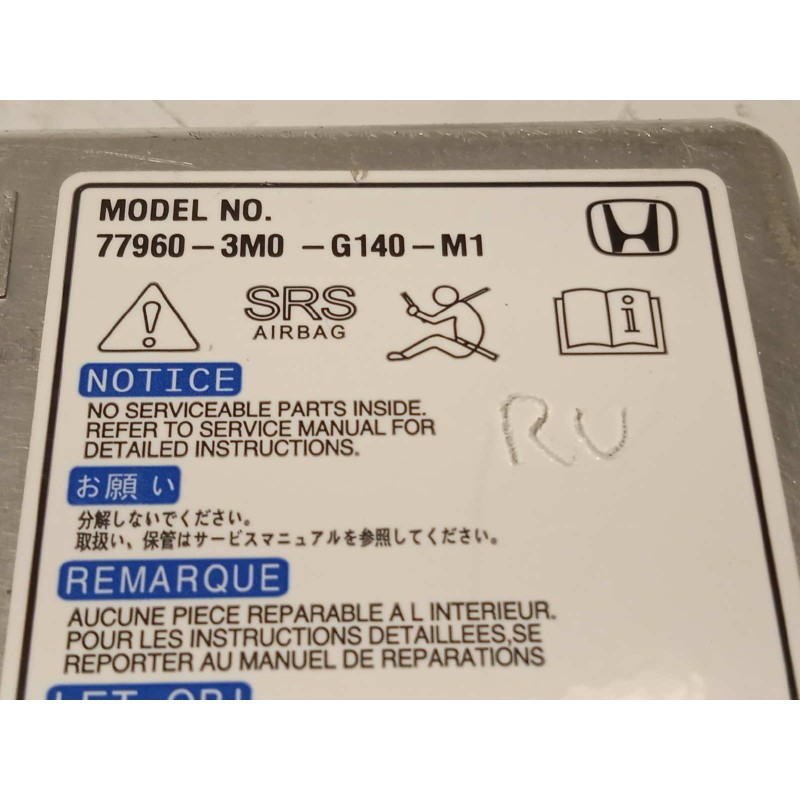 Recambio de kit airbag para honda hr-v advance referencia OEM IAM 771003N0G00ZA H0HF014WC38 P0FW001DFX4