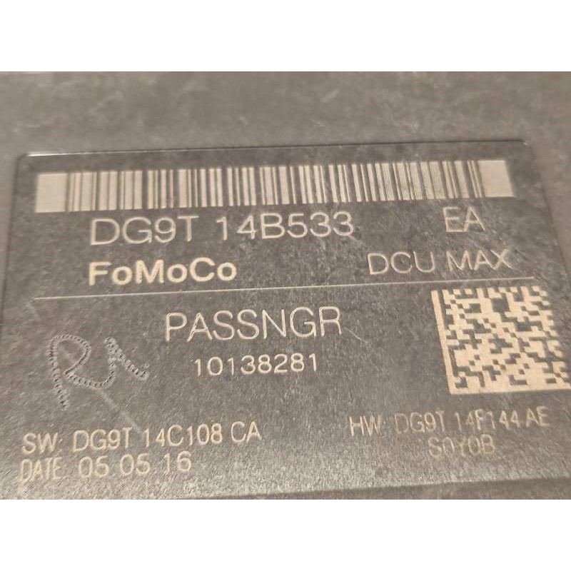 Recambio de centralita confort para ford mondeo lim. 2.0 tdci cat referencia OEM IAM DG9T14533EA  