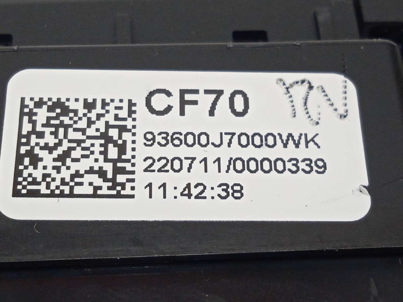 Recambio de mando multifuncion para kia xceed 1.0 tgdi cat referencia OEM IAM 93600J7000WK  93600J7000