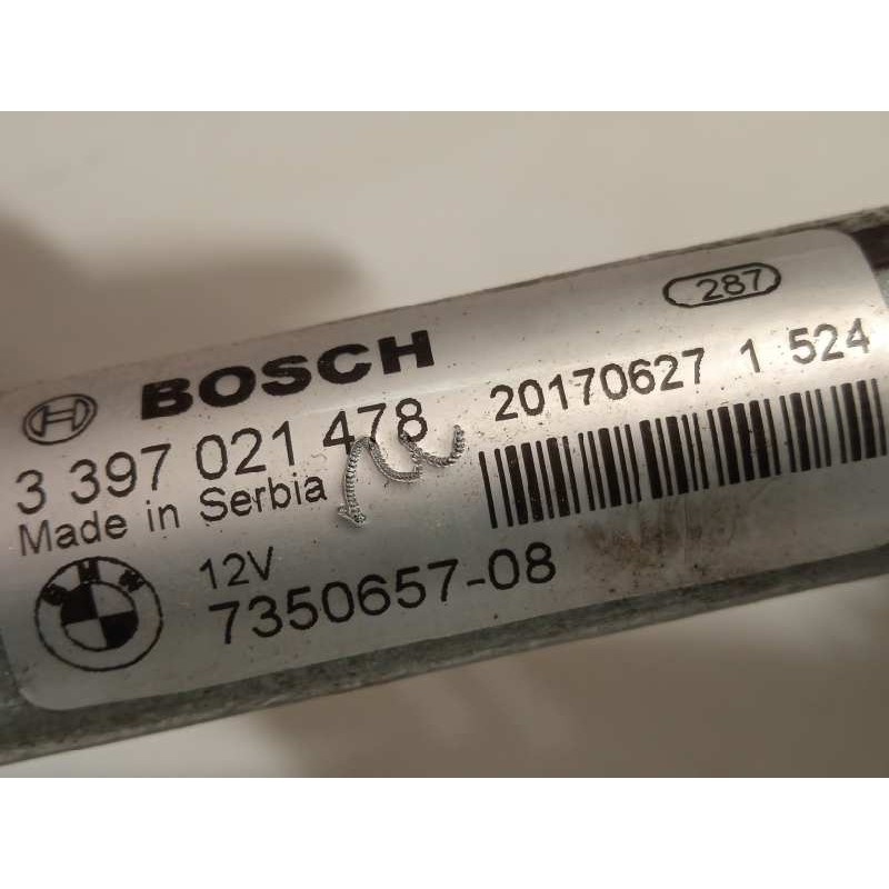 Recambio de motor limpia delantero para bmw serie x1 (f48) sdrive18i referencia OEM IAM 7350657 VARILLAJE LIMPIAPARABRISAS CON 3