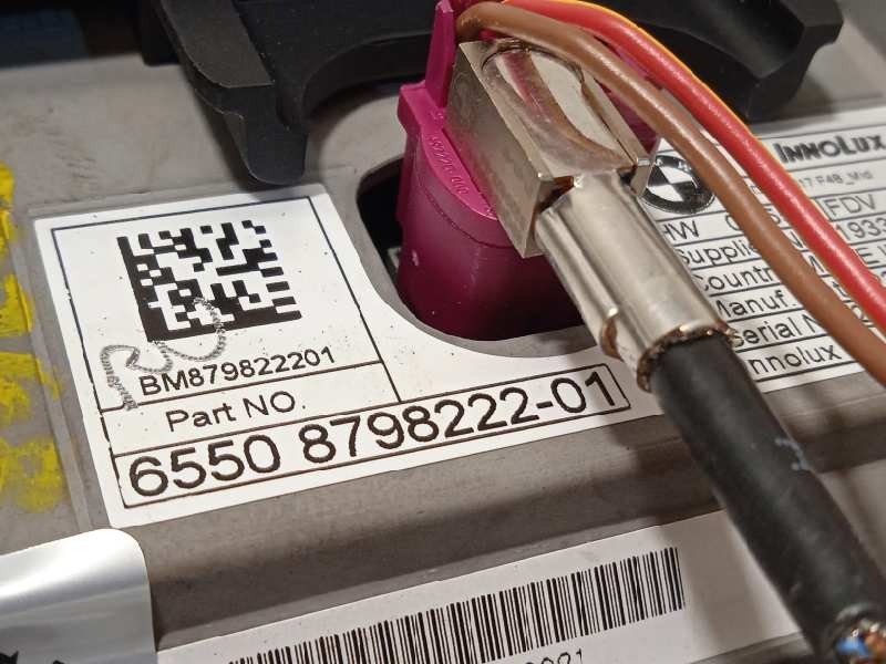 Recambio de pantalla multifuncion para bmw serie x1 (f48) sdrive18i referencia OEM IAM 65508798222  8798222