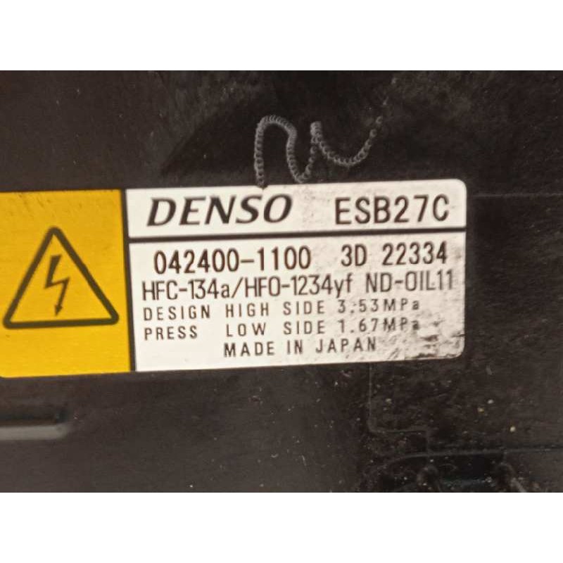 Recambio de compresor aire acondicionado para toyota rav4 referencia OEM IAM 0424001100  8837033050