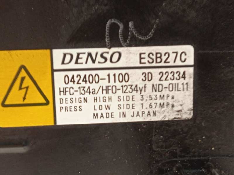 Recambio de compresor aire acondicionado para toyota rav4 referencia OEM IAM 0424001100  8837033050