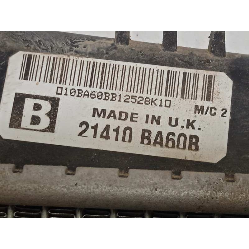 Recambio de radiador agua para nissan juke (f15) 1.6 cat referencia OEM IAM 21410BA60B  