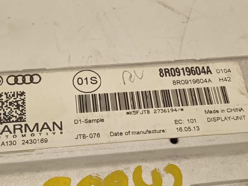 Recambio de pantalla multifuncion para audi a5 coupe (8t) 2.0 tdi referencia OEM IAM 8R0919604A  