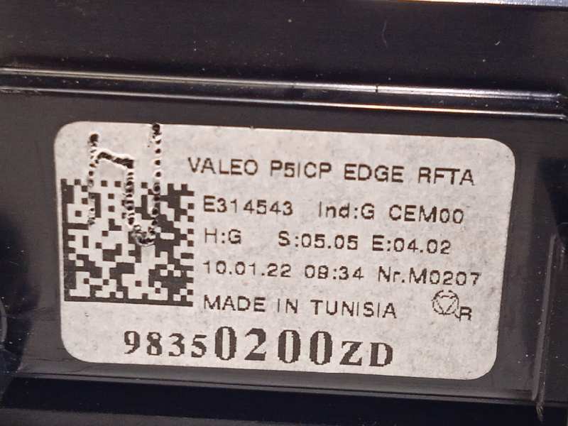 Recambio de mando multifuncion para peugeot 308 1.2 allure puretech referencia OEM IAM 98350200ZD  