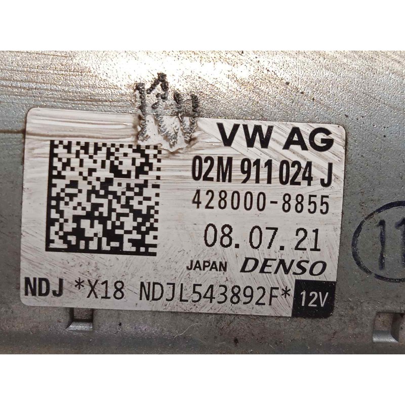 Recambio de motor arranque para volkswagen polo 1.0 tsi referencia OEM IAM 02M911024J  4280008855