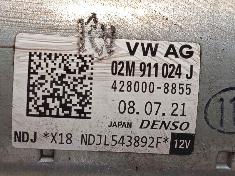 Recambio de motor arranque para volkswagen polo 1.0 tsi referencia OEM IAM 02M911024J  4280008855