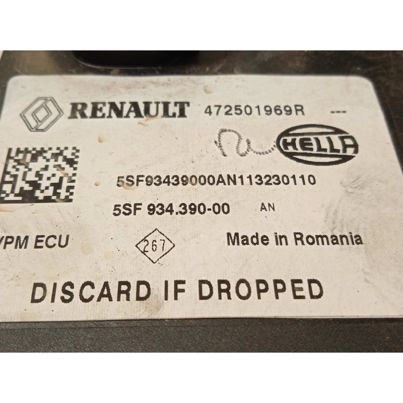 Recambio de modulo electronico para renault kangoo z.e. referencia OEM IAM 472501969R  