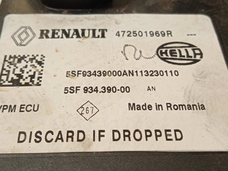 Recambio de modulo electronico para renault kangoo z.e. referencia OEM IAM 472501969R  