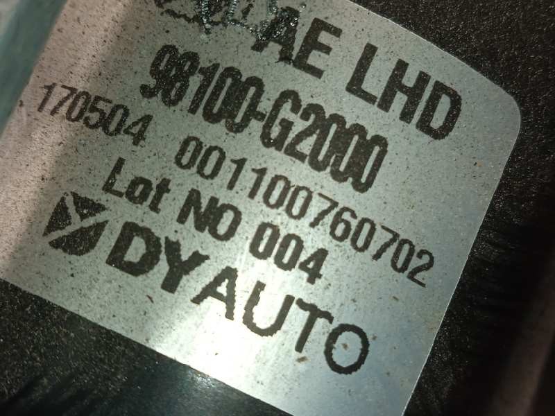 Recambio de motor limpia delantero para hyundai ioniq hybrid referencia OEM IAM 98100G2000  