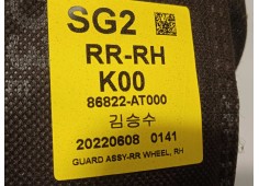 Recambio de paso de rueda trasero derecho para kia e - niro hibrido referencia OEM IAM 86822AT000   2