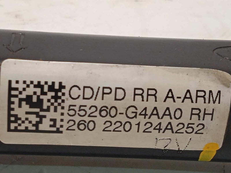 Recambio de brazo suspension inferior trasero derecho para kia xceed 1.0 tgdi cat referencia OEM IAM 55260G4AA0  