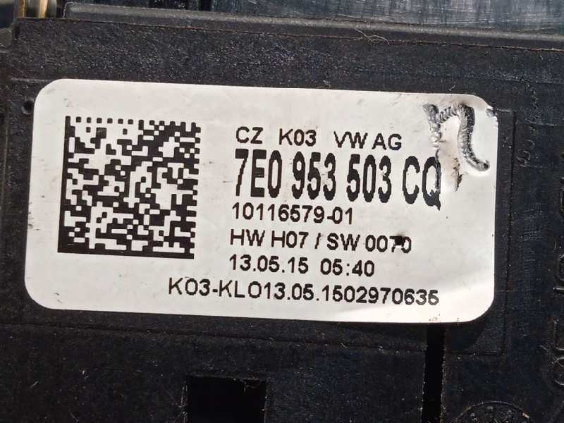 Recambio de mando intermitentes para volkswagen t6 transporter furgón largo referencia OEM IAM 7E0953503CQ  