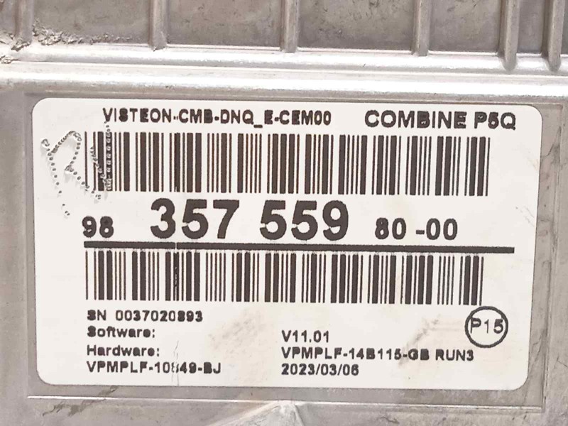 Recambio de cuadro instrumentos para peugeot 308 gt referencia OEM IAM 9835755980  