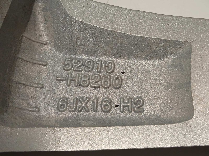 Recambio de llanta para kia rio (yb) 1.0 tgdi cat referencia OEM IAM 52910H8260  