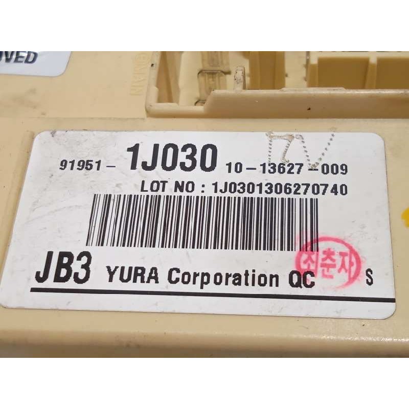 Recambio de caja reles / fusibles para hyundai i20 1.2 16v cat referencia OEM IAM 919511J030  