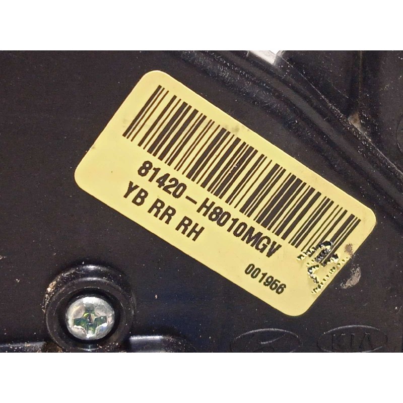 Recambio de cerradura puerta trasera derecha para kia rio (yb) 1.0 tgdi cat referencia OEM IAM 81420H8010  81420H8010MGV