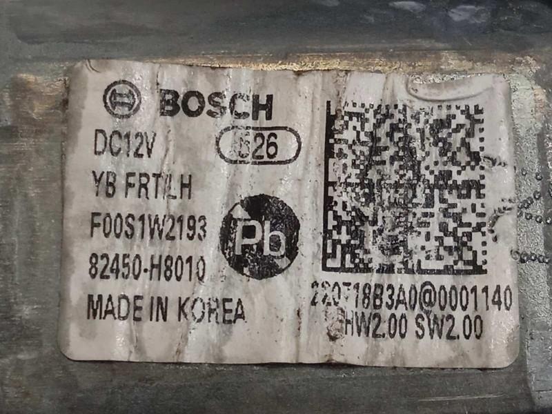 Recambio de elevalunas delantero izquierdo para kia rio (yb) 1.0 tgdi cat referencia OEM IAM 82450H8010  