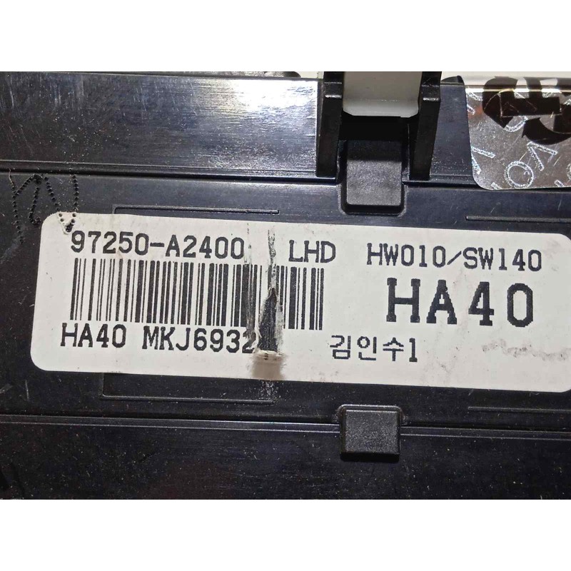 Recambio de mando climatizador para kia cee´d tech referencia OEM IAM 97250A2400  97250A2400WK